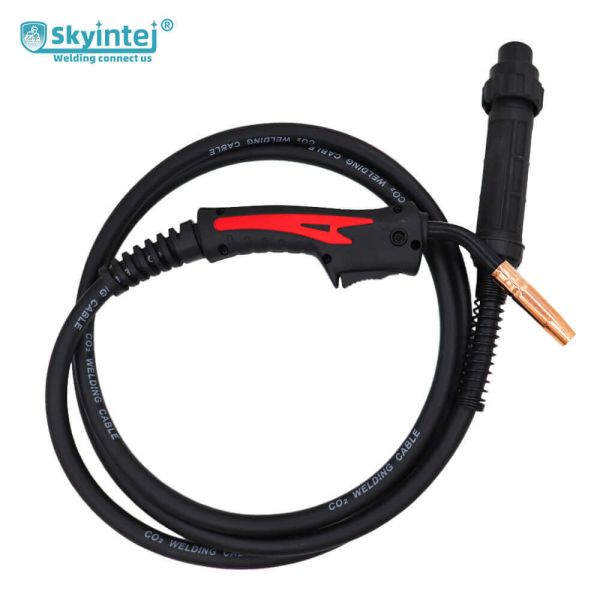 Skyintej Euro 200A MIG Torch Copper Plated Air Cooled Flexible Swan Neck High Temp Resistant Welding Accessories