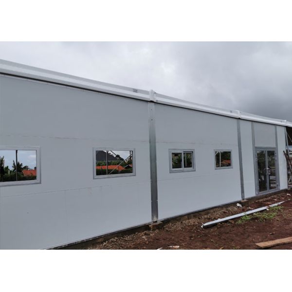 Solid Wall 40x60m Church Outdoor Tent With Sliding Glass