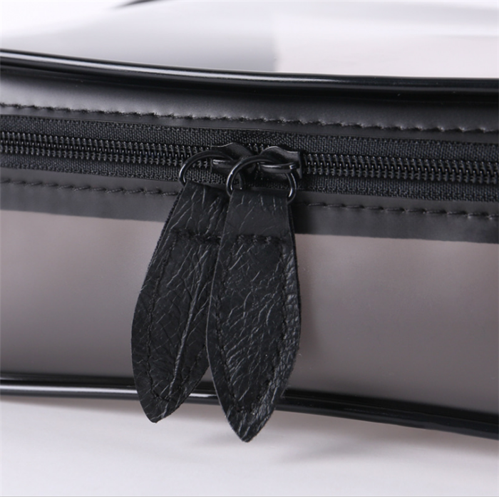 Flexible 3 Piece Clear Cosmetic Bag Set Good Stability Every Size Available