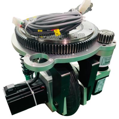 Rodas da movimentação dobro do robô do motor da estrutura do amortecedor do apoio 210mm
