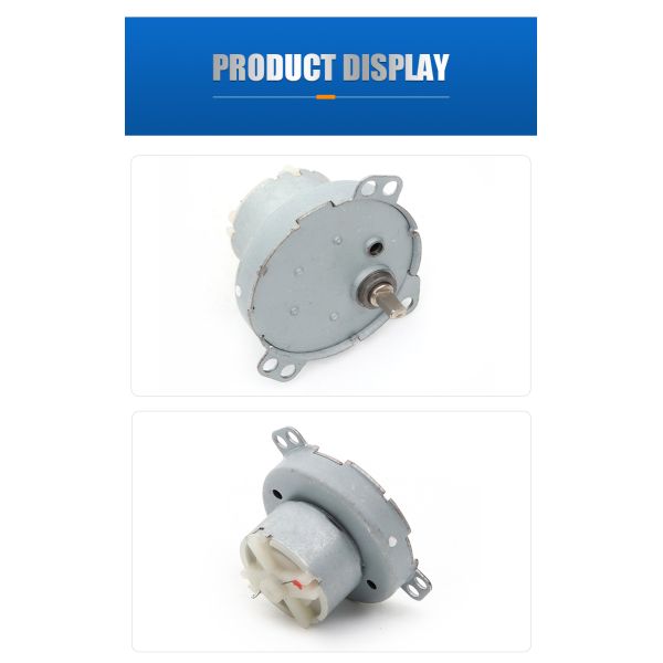 Futeng Factory 49mm Dc Spur Gear Motor Gearbox Long Lifetime Low Speed High Torque Gear Motor 12V/24V/36V
