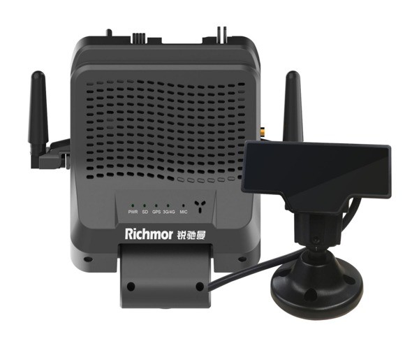 1080p/720p Двойная память Richmor Dashcam с 4G WIFI GPS MDVR ADAS DSM Blackbox