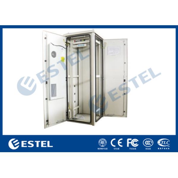 Двойной гальванизированный стеной стальной огнеупорный на открытом воздухе шкаф телекоммуникаций