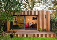 Maison environnementale préfabriquée avec un studio de jardinage de construction rapide