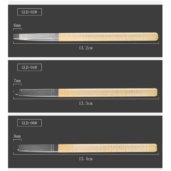 7pcs/set Nail Art Brush Pen for Light Therapy Phototherapy Painting Drawing Tool Made