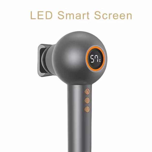 Portable Ionic Hair Dryer Adjustable Temperature Smart For Home Dormitory