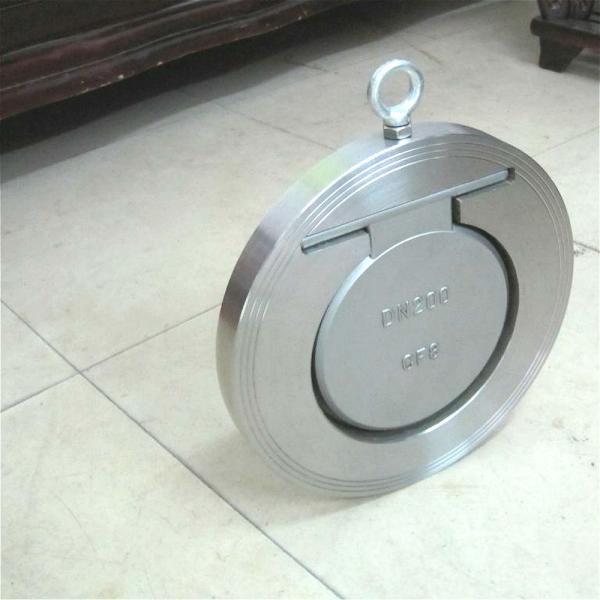 Veyron Stainless Carbon Steel Single leaf thin disc Plate Swing Check Valve