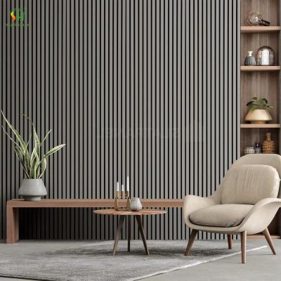 Factory Direct Sales Noise Reduction Soundproof Wall Panels Indoor Acoustic Slat Wall Panel