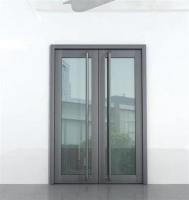Profiles de porte en aluminium isolé Porte oscillante métallique résistante aux intempéries
