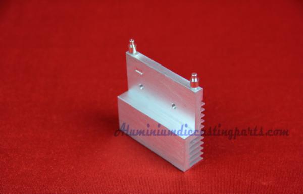 Silver Anodize Extruded Aluminum Heat Sink For UPS
