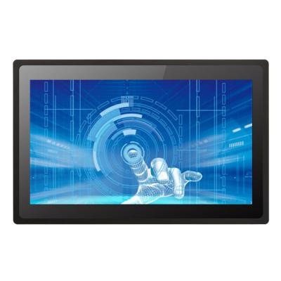 PC industrial todo em um com placa principal sem ventilador de 13,3 polegadas e caixa de alumínio completo