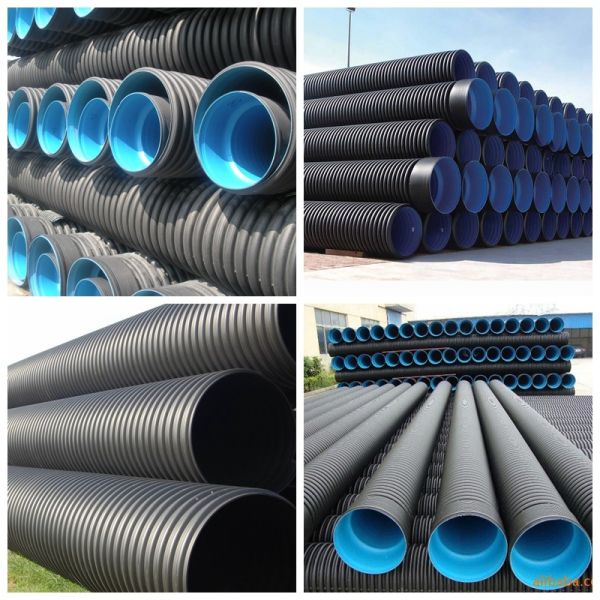 СН8 Погребальная канализационная труба Двухстенная полиэтиленовая HDPE канализационная труба