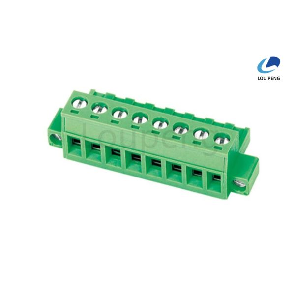Contact Brass Phosphor Bronze Screw Clamp Terminal Block Rated Current 8A Electrical Connector Used in Power Supply and Control Systems