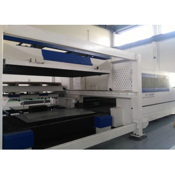 metal sheet cutting 2000W fiber laser cutting machine with loading and unloading system