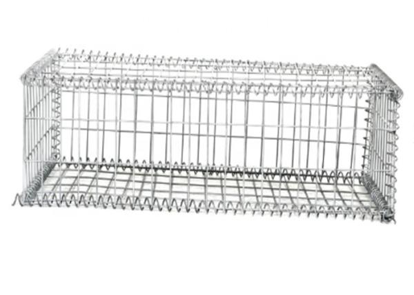 Pvc Coated 1m X 1m X 1m Welded Gabion Box High Stability Steel Wire Mesh