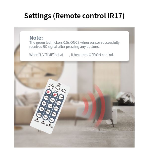 HNS211UV 220-240V AC Движение датчик переключателя Специальный дизайн для УФ-лампы