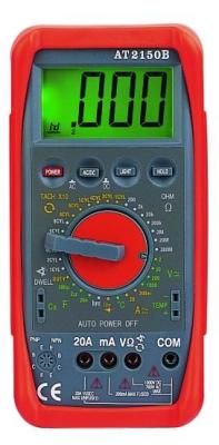 Multímetro automotivo portátil de HFE Digitas Handheld para o automóvel