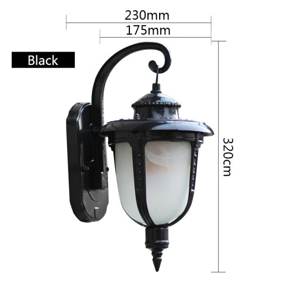 Retro wall lamp waterproof outdoor porch wall light corridor courtyard facade lighting （WH-VR-88）