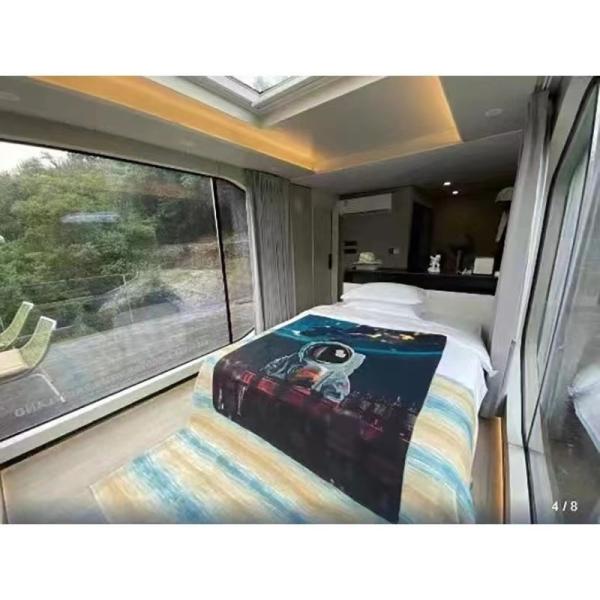 Upgrade Living Space Luxury Modern Prefab House With MGO Board Floor