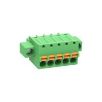 L'oreille de vis a fixé 5 la connexion que l'on peut brancher de TB de carte PCB de Polonais 3,5/3.81mm