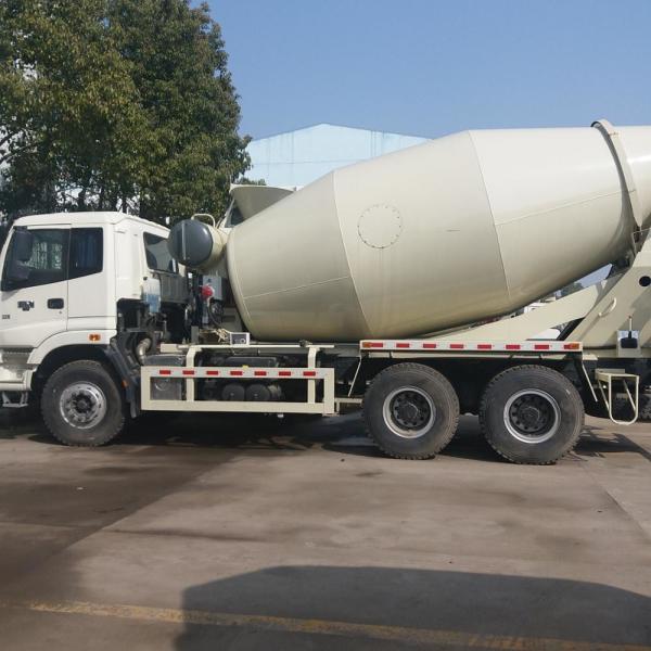 High Speed Mini Mix Concrete Truck With ZF8118 Steering Gear Box ZZ5257GJBN3841W