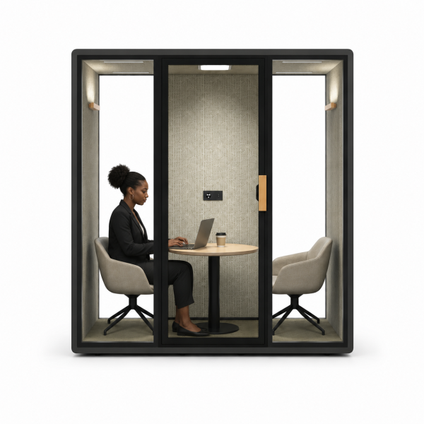 Architectural Acoustic Pod for Innovative Workspace Design