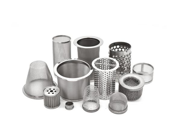 316L Perforated Steel Tubing Square Stainless Steel Mesh Tube 50 Mesh