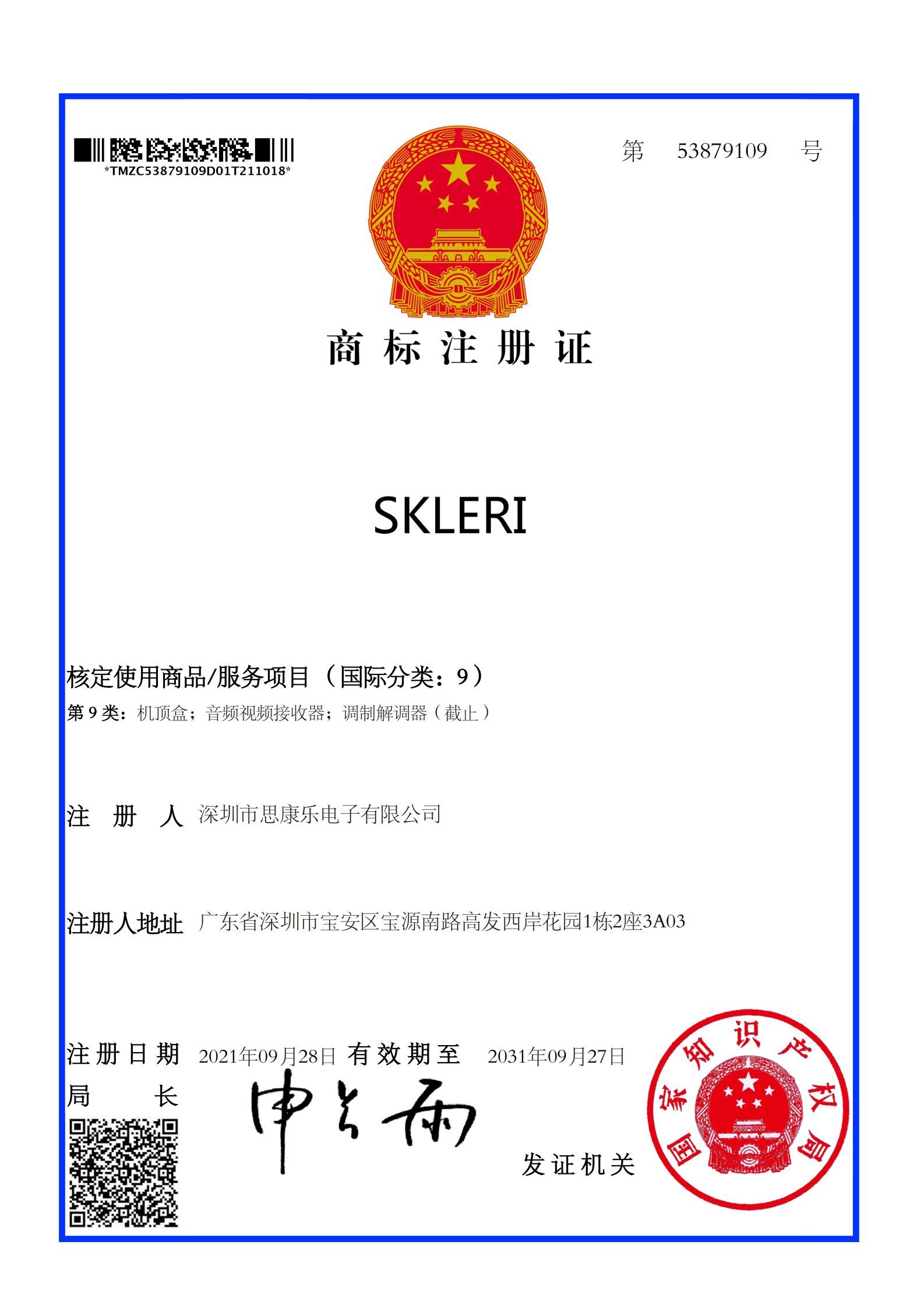 Shenzhen ERI Electronics Limited Сертификации