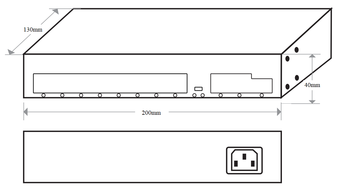 11 Port Unmanaged Gigabit PoE Switch With 30W PoE+ And SFP Fiber Uplink