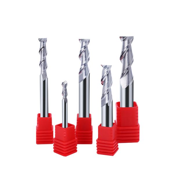 High Quality HRC 55 2-Flute Flat Bottom Metal End Mills Ying CNC Aluminum Processing Milling Cutter Bit ODM OEM Direct