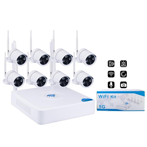 Wireless Security CCTV Surveillance Camera Systems 5MP WiFi NVR