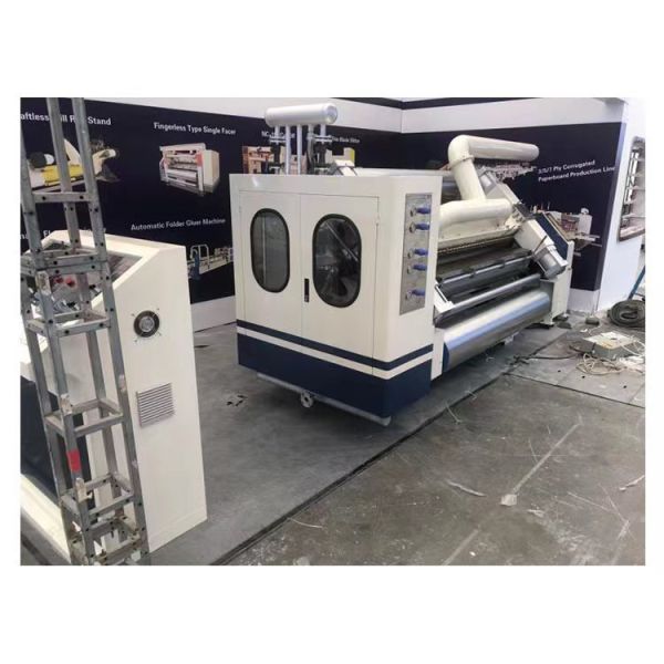 1200*960*2200мм Фермы 2 слоя Автоматическая одногранная машина Гидравлическая мельница Руловая стойка машины Картон