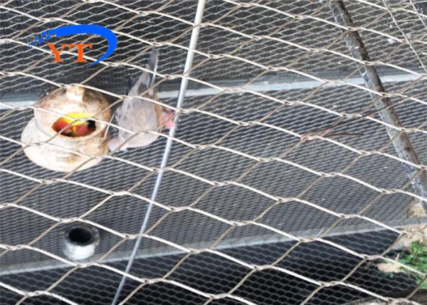 40x40mm Woven Zoo Wire Mesh X Tend 1.2mm Stainless Steel Animal Cages