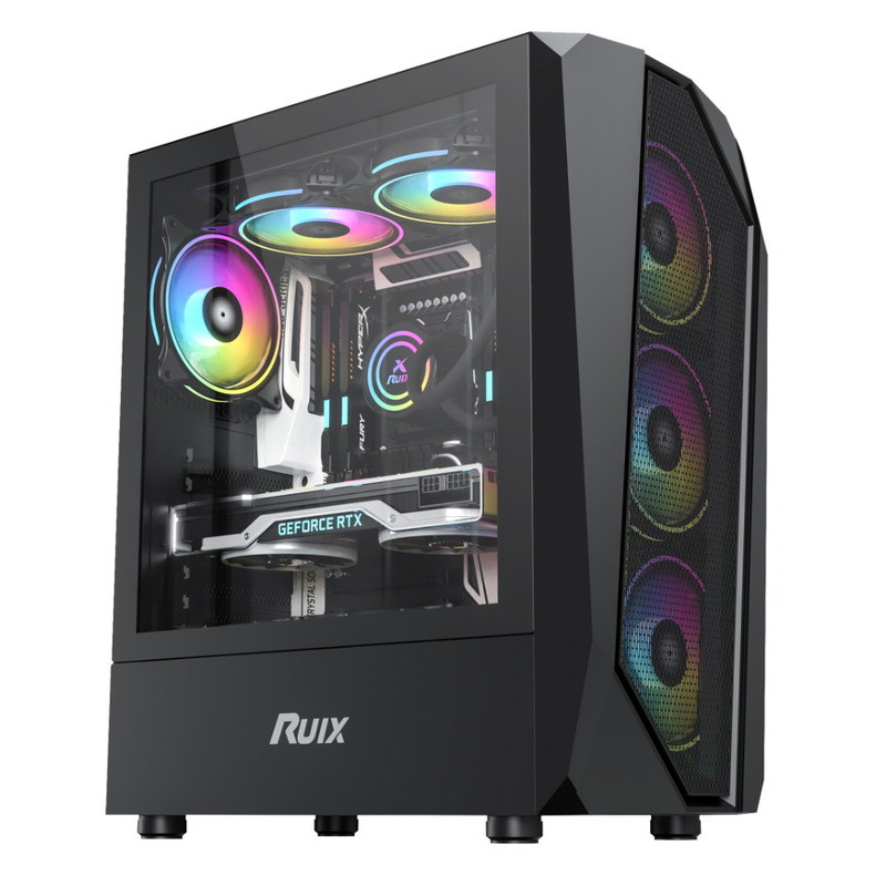 OEM башни RGB микро- ATX шкафа компьютера ПК ARGB