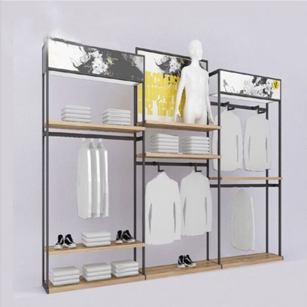 Modern Transparent Display Pegboard Stand for Sneaker Storage and Clothing Display