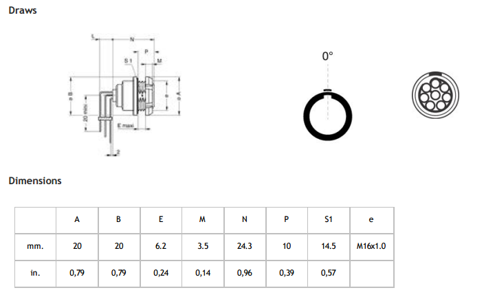 PCB board socket Lemo K Series 1K 8pin panel mount connectors EEG.1K.308.CLV