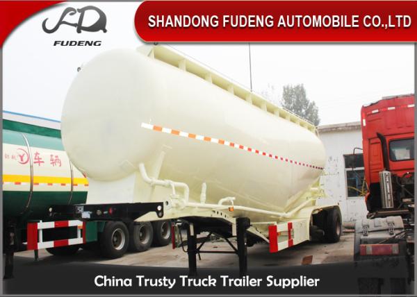 60 Tons bulk cement tank semi trailer, FUWA Axle cement bulker trailer