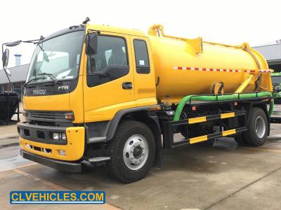 FTR 190hp ISUZU 15,000 Liters Sewage Suction Truck