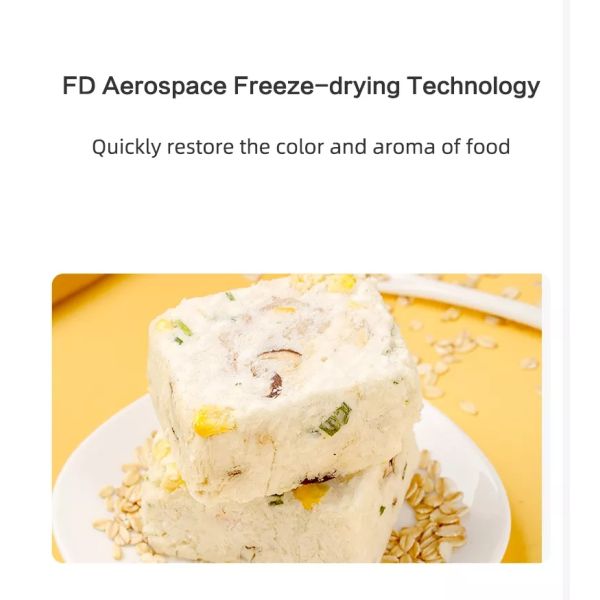 Сублимированная каша со вкусом курицы с грибами Fd Быстрорастворимый рис для каши, готовая к употреблению упакованная еда