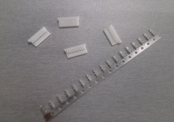 Electronics Single Row Printed Circuit Board Connectors With PA66 Material Crimp housing