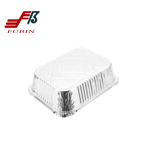 450ml Catering Food Pack Aluminum Foil Container Dish Smoothwall