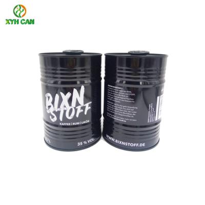 Uísque da vodca da forma do tambor de Tin Can 750ml-700ml do álcool que empacota com tomada