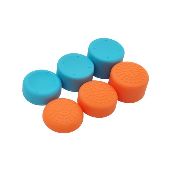 3D Anti-Slip 6 in 1 High low Combos Silicone Thumbstick Grip Joystick Caps for Nintendo Switch 2