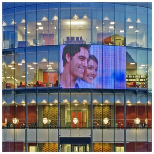 Advertising Transparent LED Screen Display 5.21mm / 6.25mm / 8.93mm / 16mm Pitch Pixel