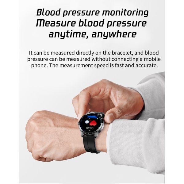 IP68 Round Shape Smartwatch Access Control Outdoor Sport Smart Watch