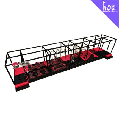 Custom Ninja Course Obstacle Equipment for Indoor Playgrounds
