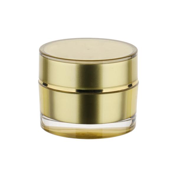 Luxury Empty Plastic Cosmetic Jars 10g 15g 20g 30g 50g Skin Care Acrylic Cream Containers