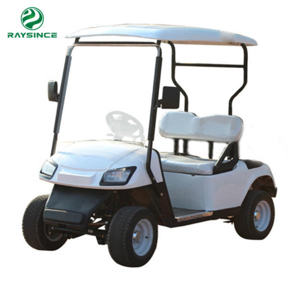 Qingdao China factory supply mini electric golf carts cheap price 60V battery golf buggy with 2 seats