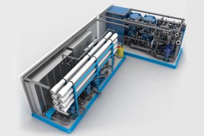 Skid Design 99% Seawater Desalination RO System With Intelligent Control System