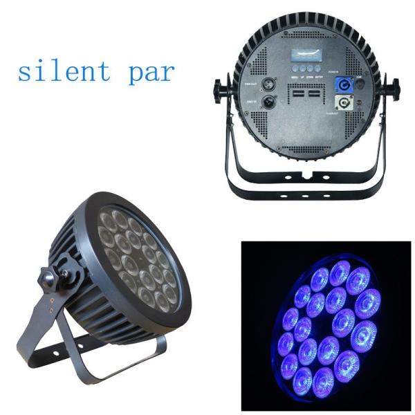 18pcs *15W RGBWA/RGBWUV Silent Panel LED Par Can Stage Light